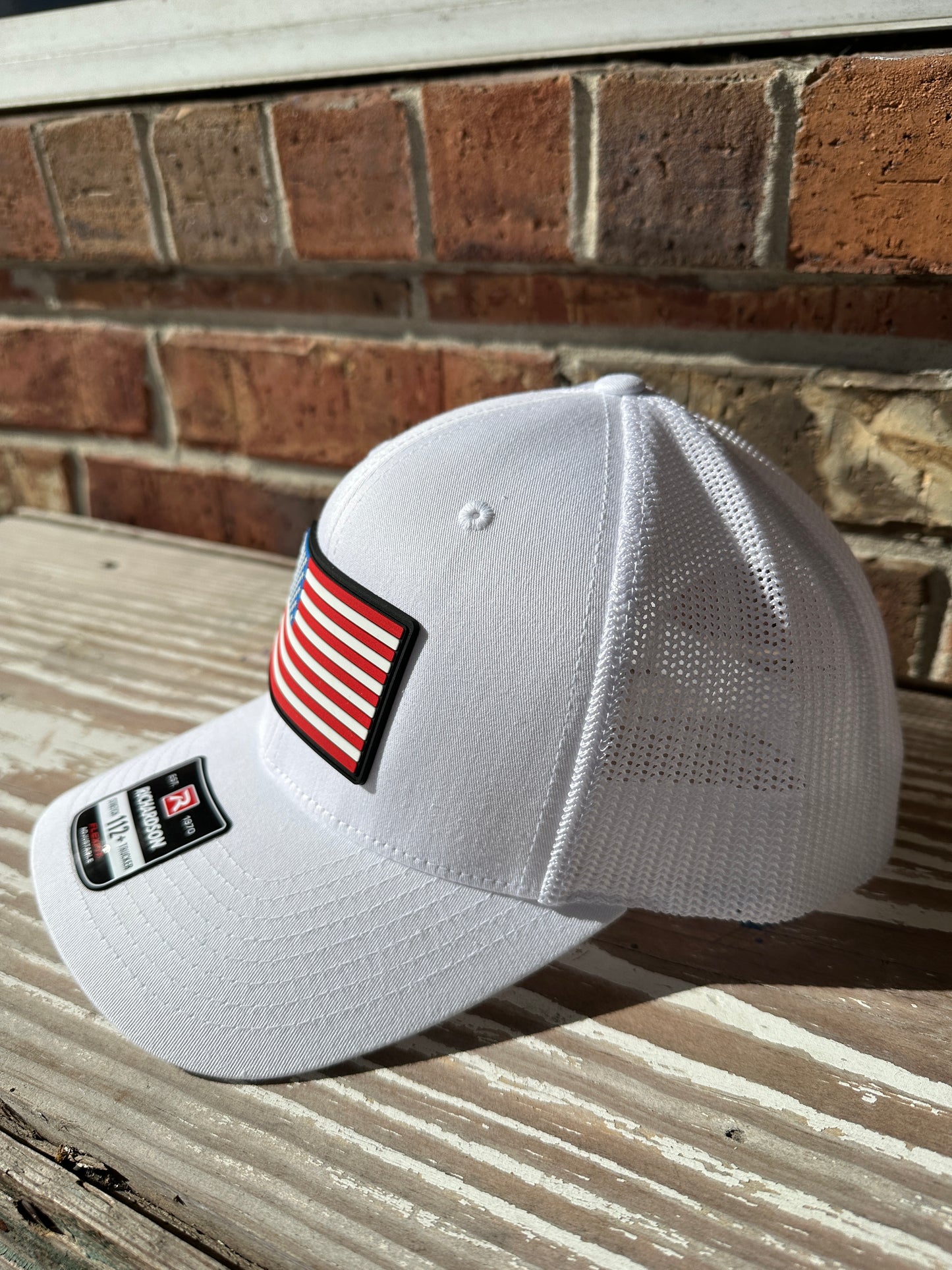 R112+ with Red White and Blue American Flag PVC Patch